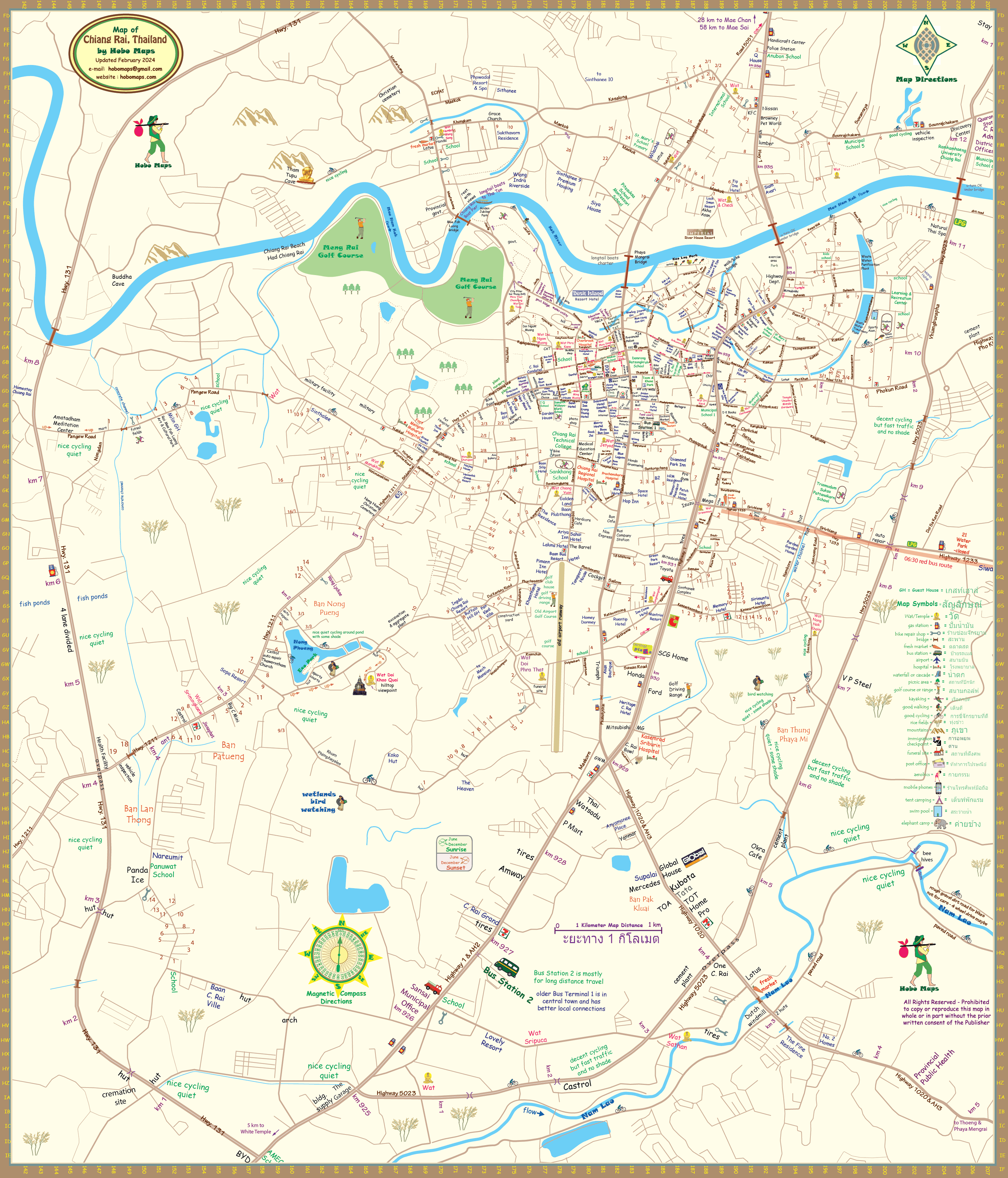 Chiang Rai Map